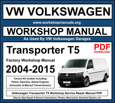 Vw transporter t5 workshop manual download. - Productivité, le rendement et l'analyse des systèmes.